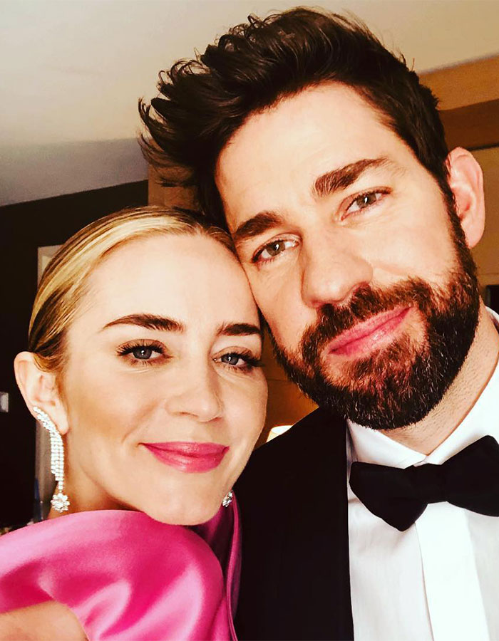 Emily Blunt’s Braless Look In Venice Sparks Plastic Surgery Rumors