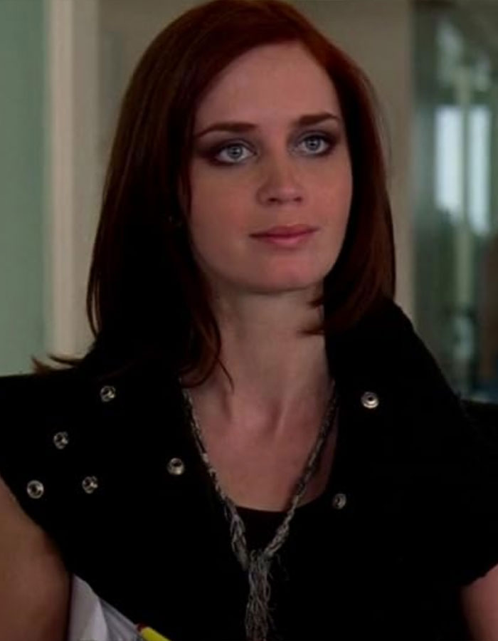 Emily Blunt’s Braless Look In Venice Sparks Plastic Surgery Rumors