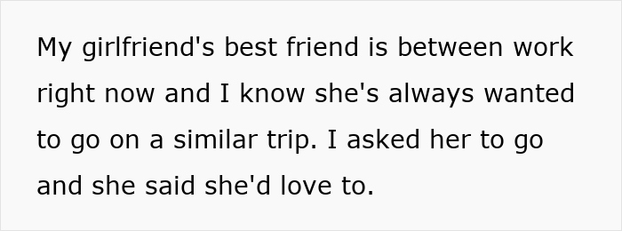 GF Has To Cancel Monthlong Vacation Due To Work, Mortified When BF Invites Her Bestie Instead