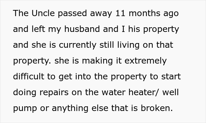 Monster-In-Law Refuses To Move Out Of House Couple Inherited, They’re Dumbfounded