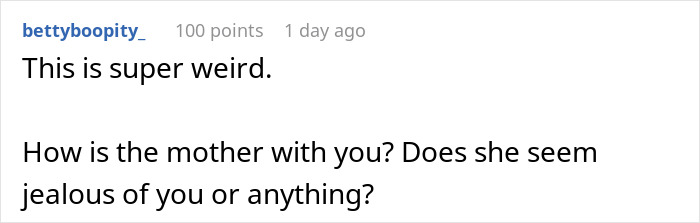 Woman Can’t Take Boyfriend Being Affectionate With His Mom: “Am I Overthinking This?”