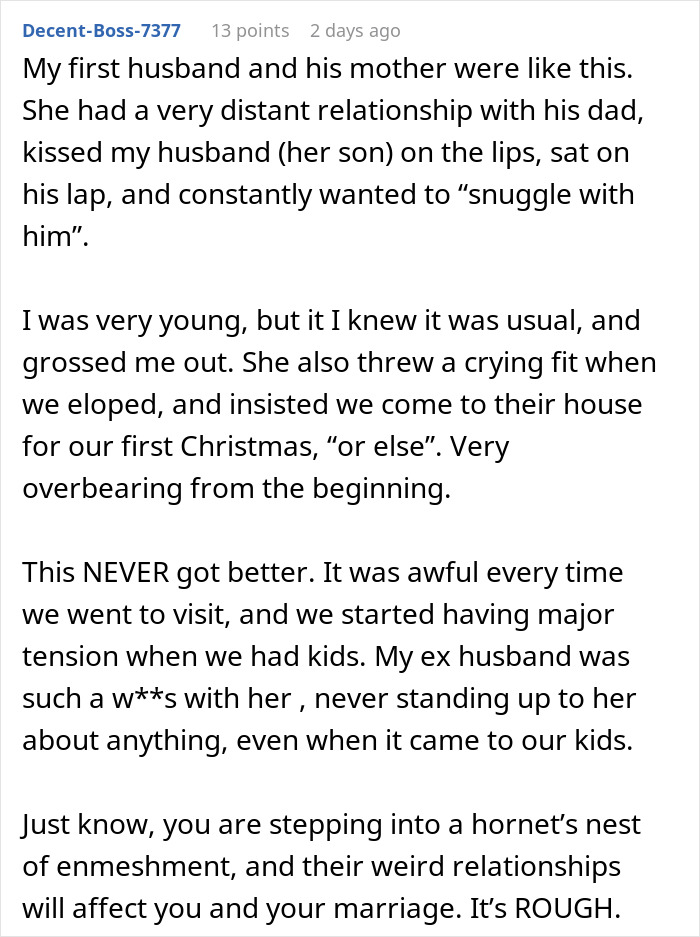 Woman Can’t Take Boyfriend Being Affectionate With His Mom: “Am I Overthinking This?”