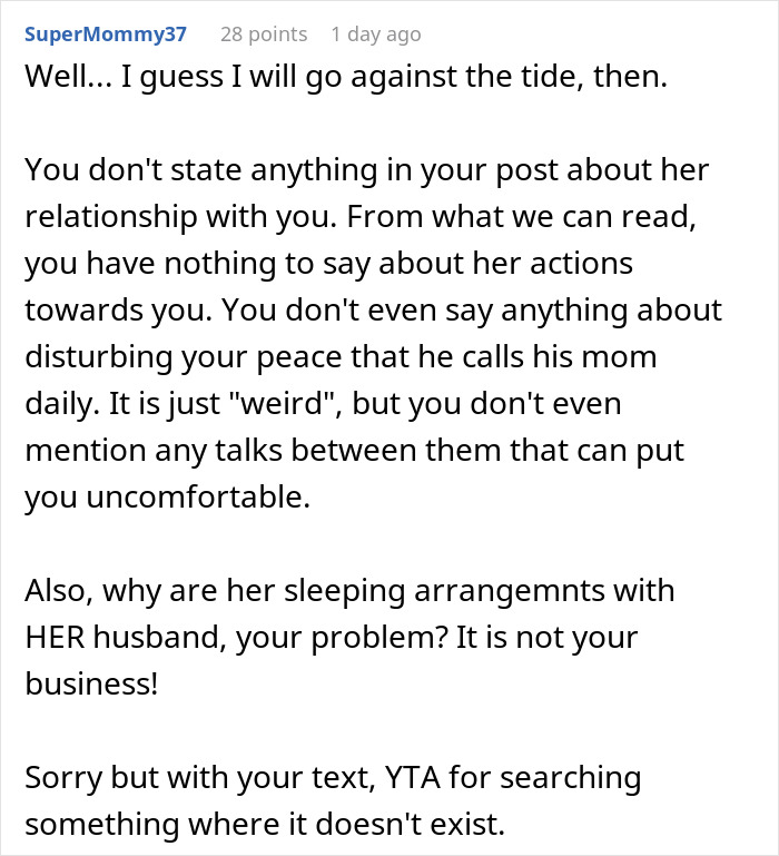 Woman Can’t Take Boyfriend Being Affectionate With His Mom: “Am I Overthinking This?”
