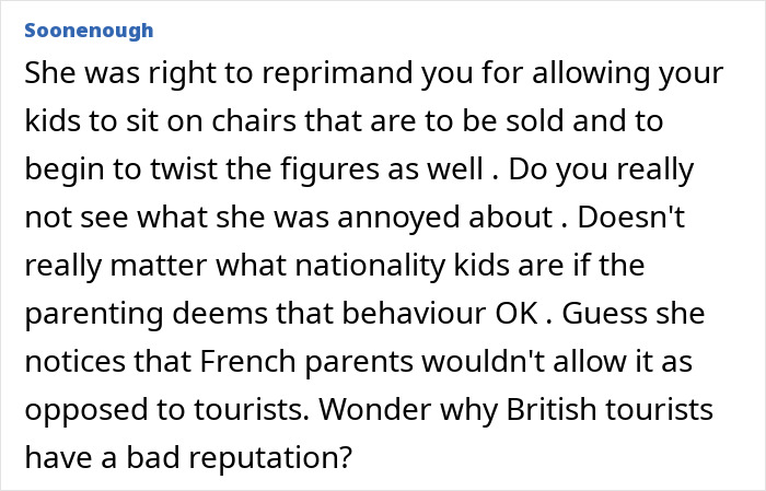 “She Has Just Lost Patience”: British Woman Lectured On Parenting By French Shop Owner On Holiday