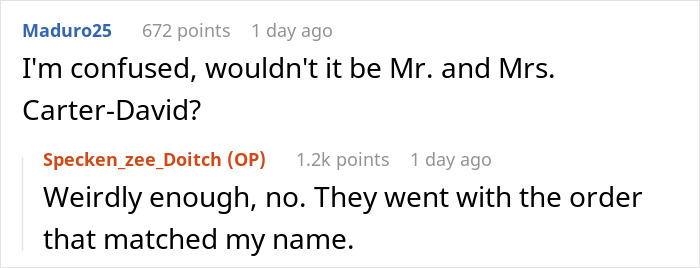 Guy Finds Out His Ex-Wife And Her New Husband Legally Changed Their Name To His Full Name