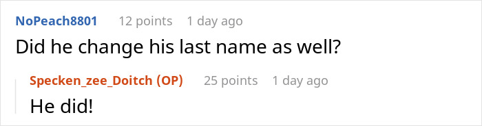 Guy Finds Out His Ex-Wife And Her New Husband Legally Changed Their Name To His Full Name