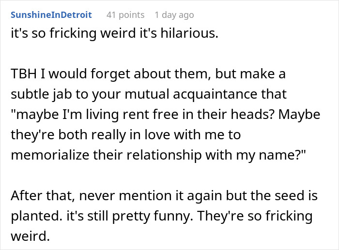 Guy Finds Out His Ex-Wife And Her New Husband Legally Changed Their Name To His Full Name