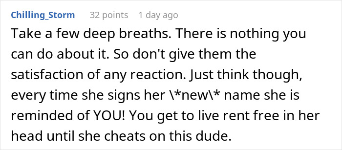 Guy Finds Out His Ex-Wife And Her New Husband Legally Changed Their Name To His Full Name