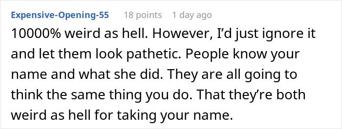 Guy Finds Out His Ex-Wife And Her New Husband Legally Changed Their Name To His Full Name