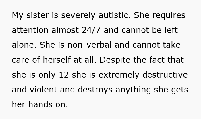 18YO’s Life Revolves Around Mentally Handicapped Sister, Finally Snaps And Runs Away