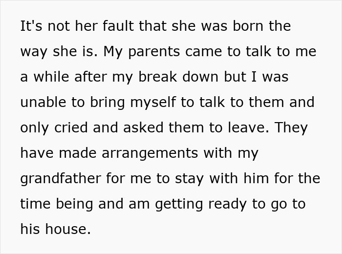 18YO’s Life Revolves Around Mentally Handicapped Sister, Finally Snaps And Runs Away