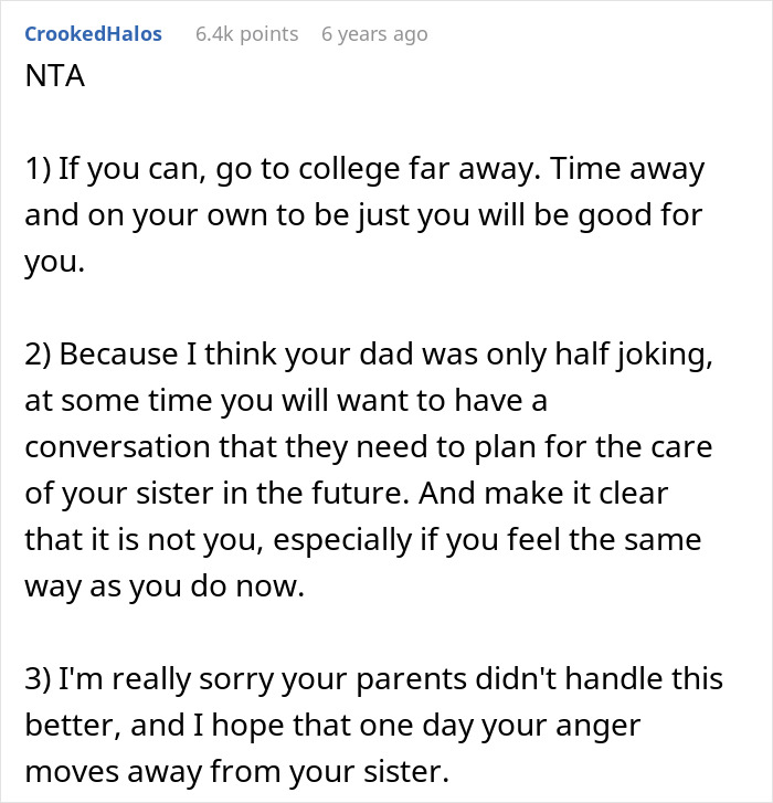 18YO’s Life Revolves Around Mentally Handicapped Sister, Finally Snaps And Runs Away