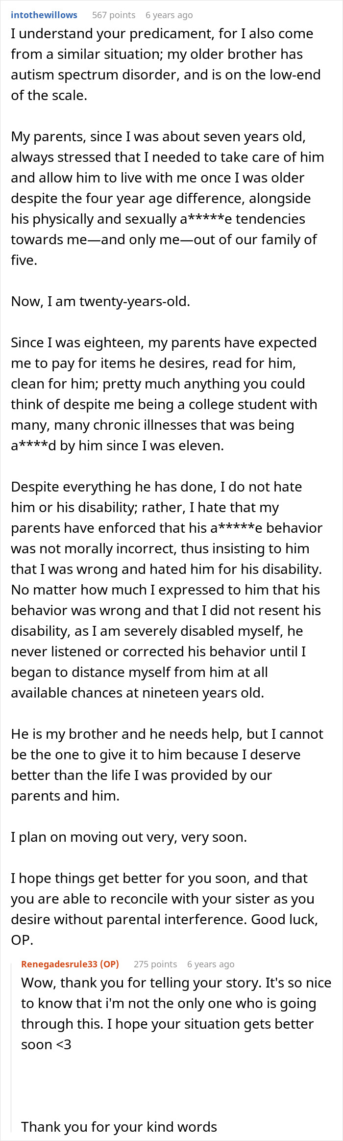 18YO’s Life Revolves Around Mentally Handicapped Sister, Finally Snaps And Runs Away
