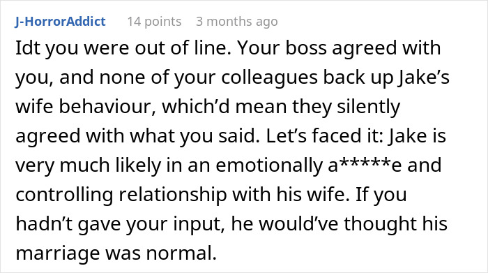 23YO Confronts Married Coworker About Wife’s Behavior, Fears Their Comment Pushed Him Toward Divorce