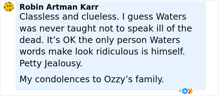 &#8220;Get Him&#8221;: Ozzy Osbourne&#8217;s Fans Join His Son In Slamming Roger Waters After Brutal Attack
