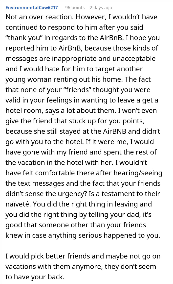 “I Googled It And My Jaw Dropped”: Airbnb Guest Receives Creepy Texts From Host
