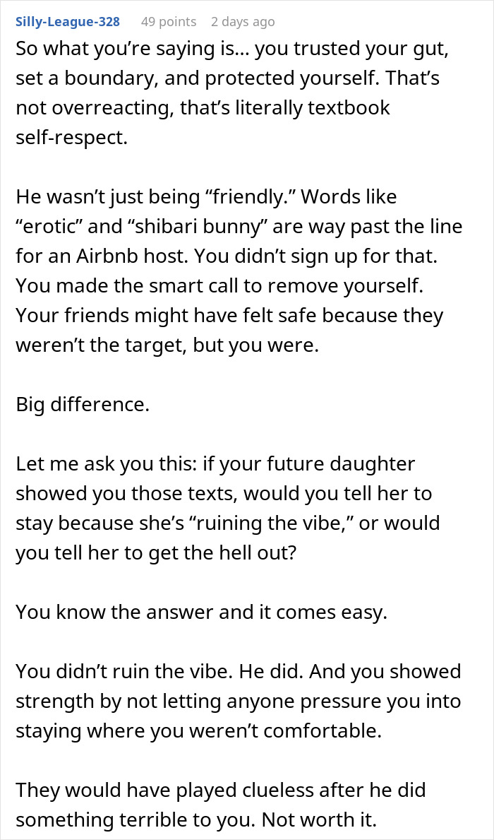 “I Googled It And My Jaw Dropped”: Airbnb Guest Receives Creepy Texts From Host