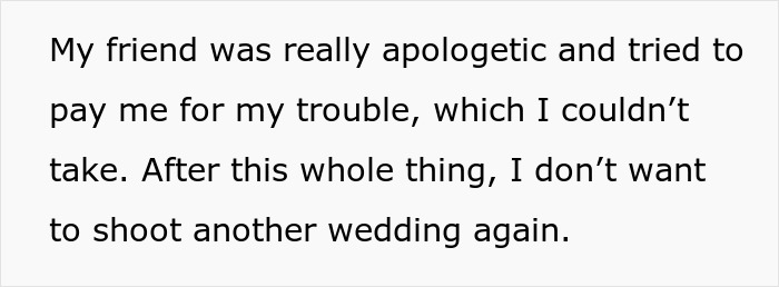 “I Got Accused Of Ruining Someone’s Life While Photographing A Wedding”