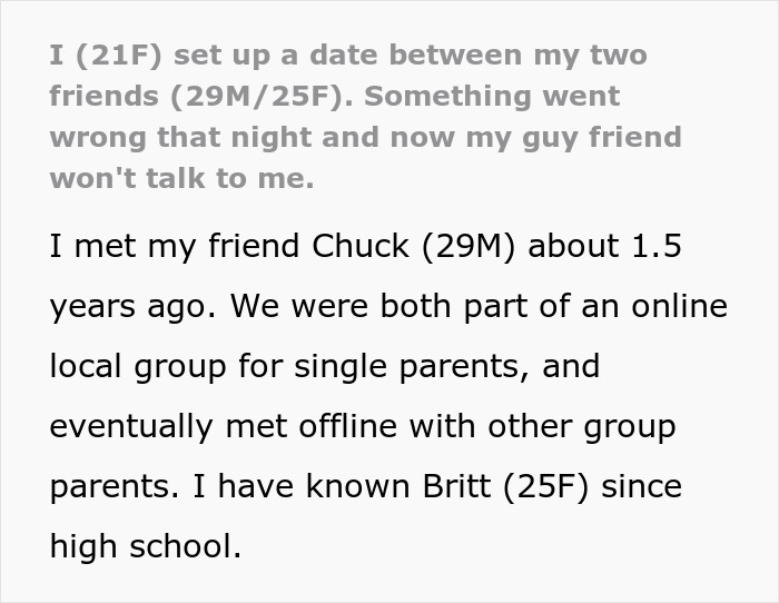 Woman Sets Up Widow And Single Mom For A Date, The Guy Cuts It Short And Hides The Horrible Reason