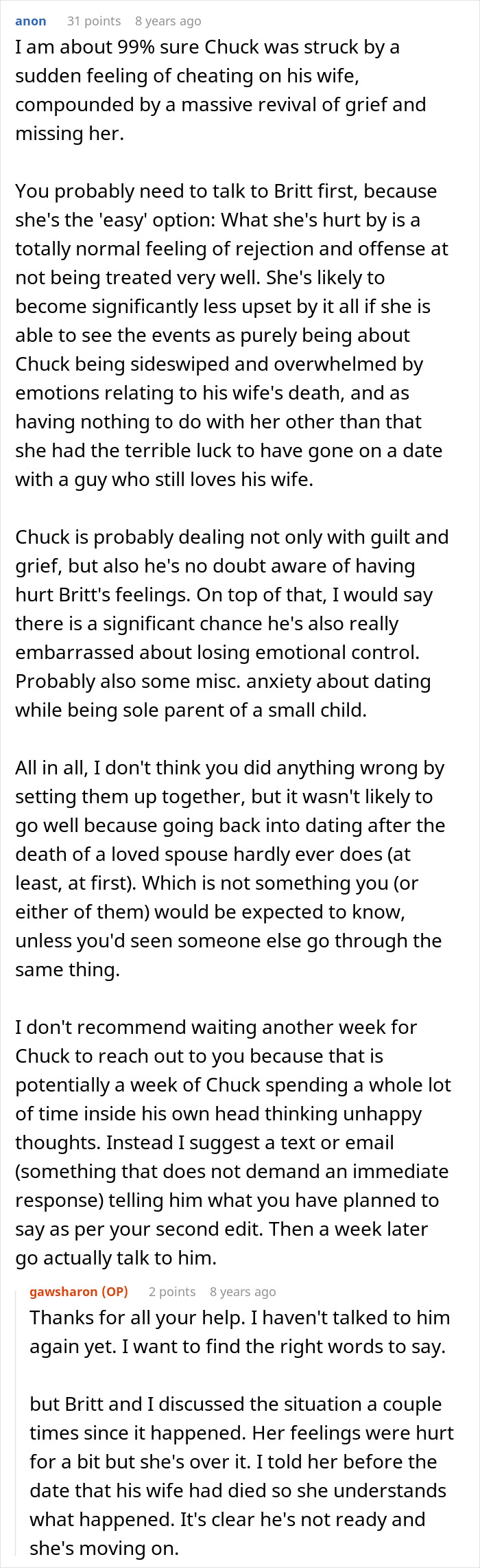 Woman Sets Up Widow And Single Mom For A Date, The Guy Cuts It Short And Hides The Horrible Reason