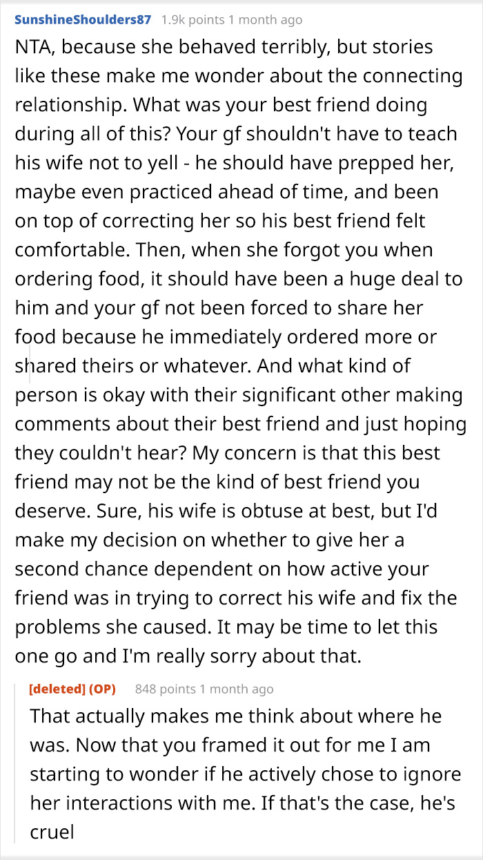Deaf Man’s Girlfriend Helps Translate Rude Comments He Can’t Hear, He Cuts Off Friend And His Wife