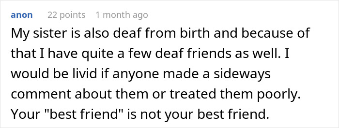 Deaf Man’s Girlfriend Helps Translate Rude Comments He Can’t Hear, He Cuts Off Friend And His Wife