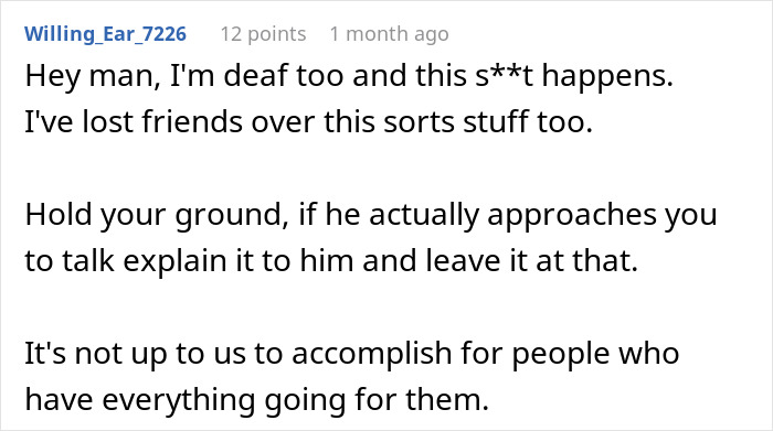 Deaf Man’s Girlfriend Helps Translate Rude Comments He Can’t Hear, He Cuts Off Friend And His Wife