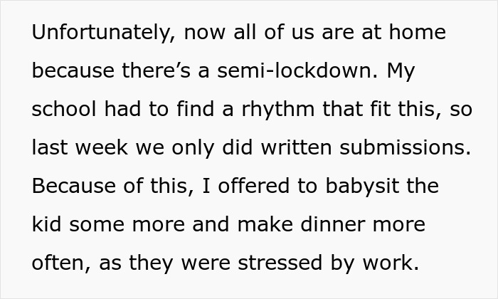 Woman Expects Cousin To Babysit Instead Of Attending School, Goes “Near Mental” When She Says No