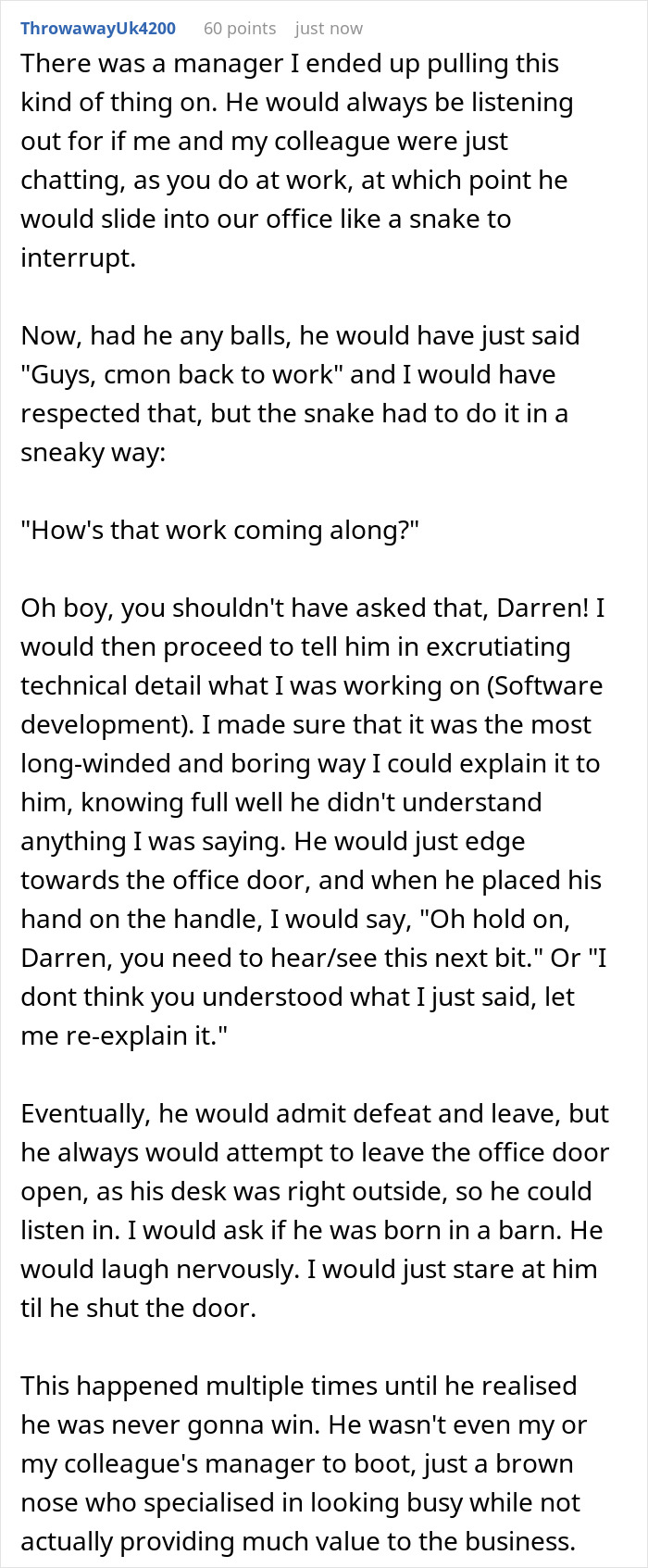 Man Finds Genius Way To Traumatize Karen Neighbor So That She Never Bothers Him Again