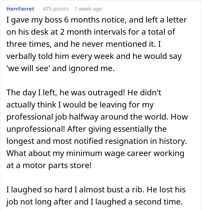 Boss Pretends She Has No Clue That Employee Resigned, “Accepts” It Only After He Gets HR Involved