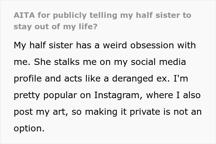Fam’s Dirty Laundry Aired Out Online By “Stalker” Half-Sis, Livid Woman Finally Puts A Stop To It