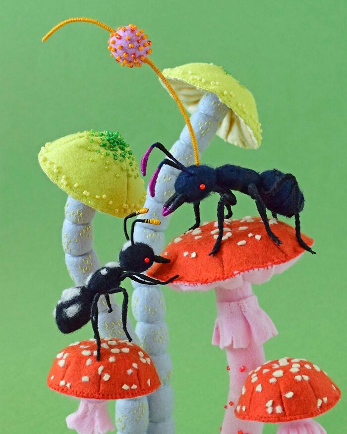 40 Handcrafted Felted Creatures By This Japanese Artist That Are Equal Parts Adorable And Strange