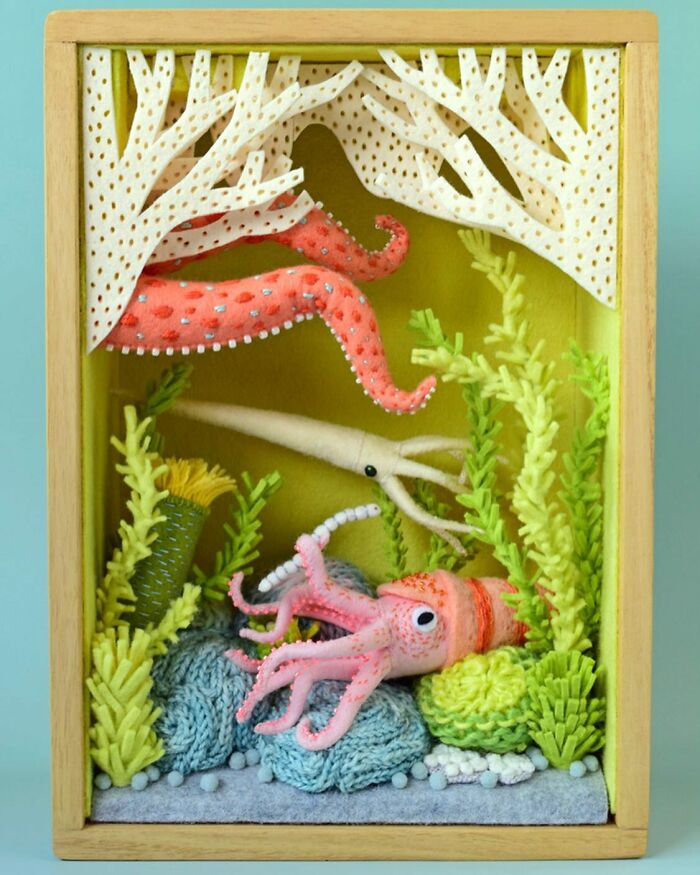 40 Handcrafted Felted Creatures By This Japanese Artist That Are Equal Parts Adorable And Strange