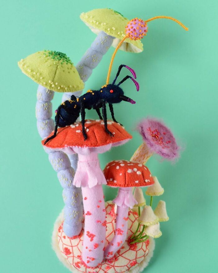 40 Handcrafted Felted Creatures By This Japanese Artist That Are Equal Parts Adorable And Strange