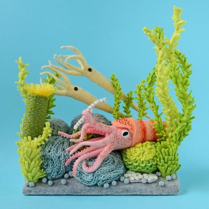 40 Handcrafted Felted Creatures By This Japanese Artist That Are Equal Parts Adorable And Strange