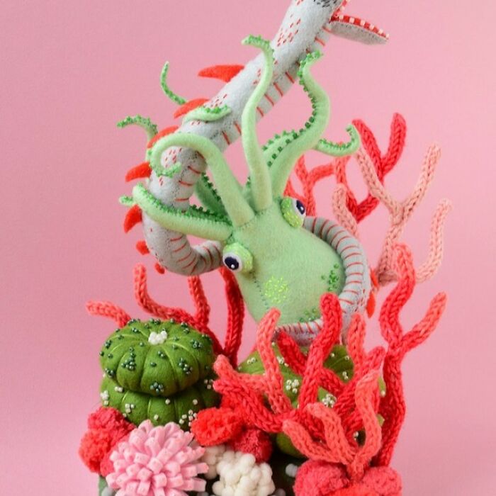 40 Handcrafted Felted Creatures By This Japanese Artist That Are Equal Parts Adorable And Strange
