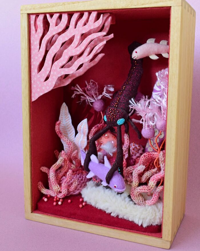 40 Handcrafted Felted Creatures By This Japanese Artist That Are Equal Parts Adorable And Strange