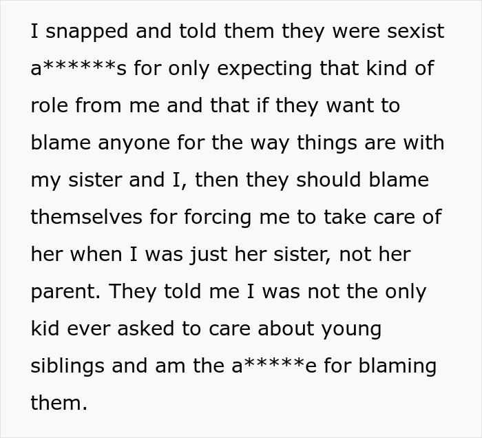 19YO Forced To Be A Parent To Little Sis, Irked As It&#8217;s Not Expected From Her Brother Too