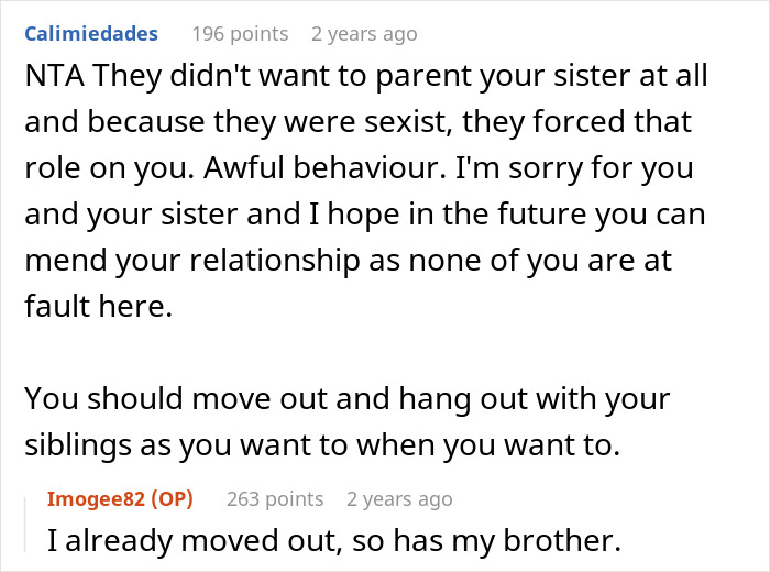 19YO Forced To Be A Parent To Little Sis, Irked As It&#8217;s Not Expected From Her Brother Too