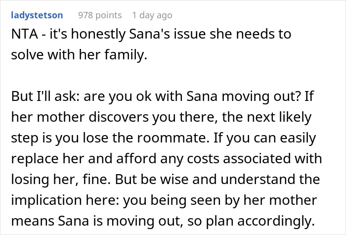 &#8220;AITA For Refusing To Leave My Apartment Because Of My Muslim Roommate&#8217;s Conservative Mom?&#8221;