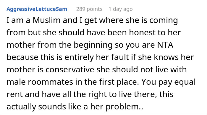 &#8220;AITA For Refusing To Leave My Apartment Because Of My Muslim Roommate&#8217;s Conservative Mom?&#8221;