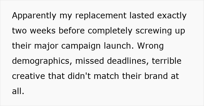 Person Told They’re Replaceable Gets Fired, Company Realizes They’re Not That Easy To Replace