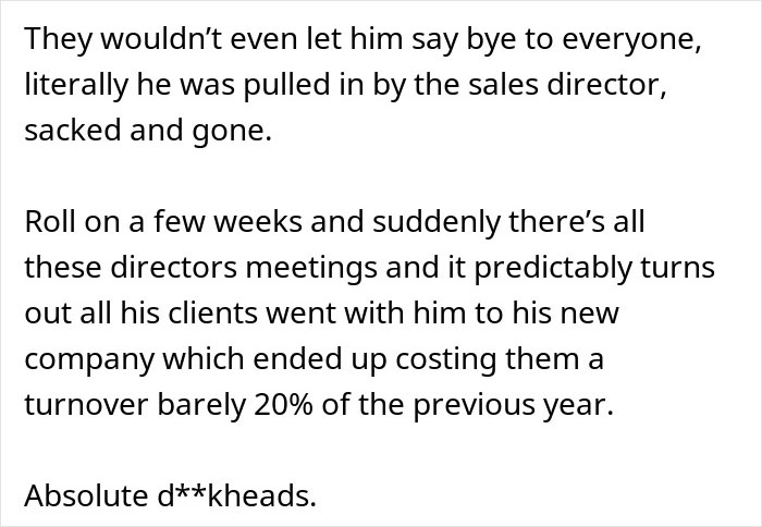 Person Told They’re Replaceable Gets Fired, Company Realizes They’re Not That Easy To Replace