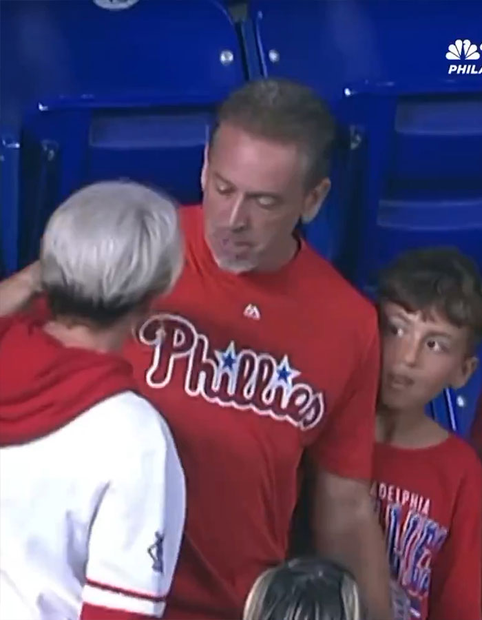 “Phillies Karen” Sparks Outrage After Snatching Home Run Ball From Birthday Boy’s Father