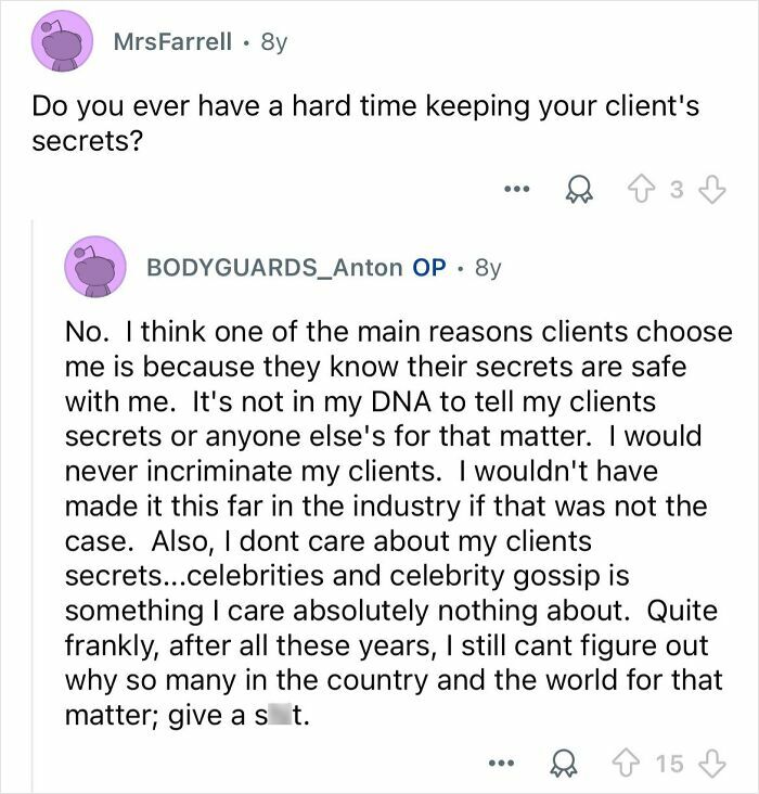 46 Secrets From Celebrity Bodyguards That Reveal What It’s Really Like Protecting The Rich And Famous