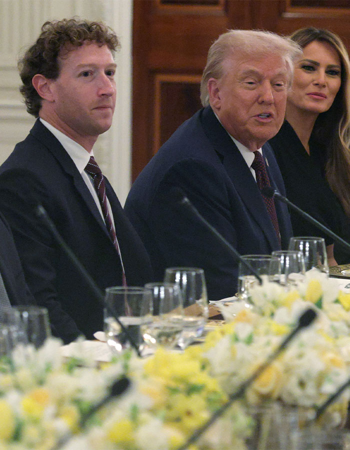 Mark Zuckerberg’s Embarrassing Hot Mic Moment With Donald Trump Sparks Buzz