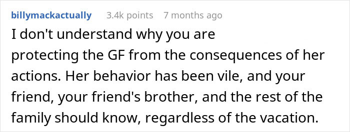 Woman Considers Canceling Friend’s Holiday Booking After Getting Harassed By Her Bro’s GF