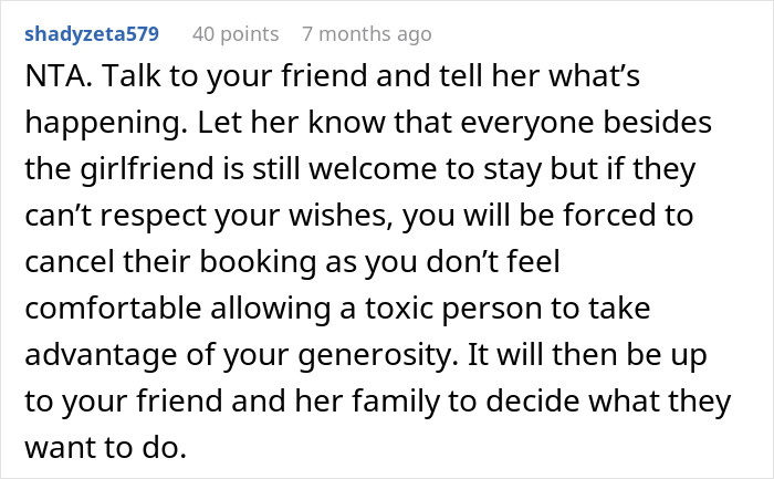 Woman Considers Canceling Friend’s Holiday Booking After Getting Harassed By Her Bro’s GF