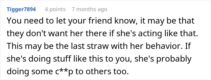 Woman Considers Canceling Friend’s Holiday Booking After Getting Harassed By Her Bro’s GF