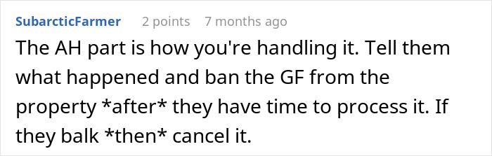 Woman Considers Canceling Friend’s Holiday Booking After Getting Harassed By Her Bro’s GF